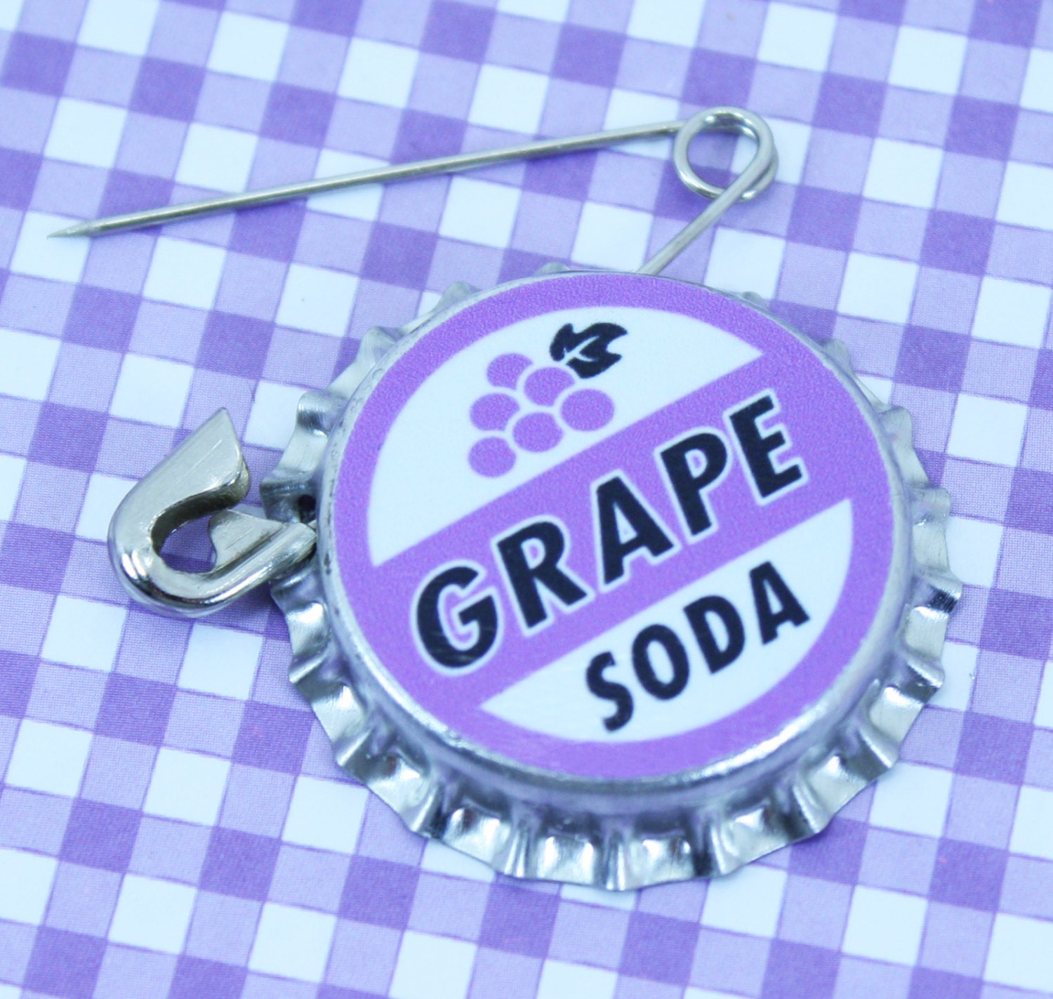 Disney Pixar's Up Grape Soda Bottle Cap Pin Badge V3 - Reversed Pin
