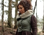 Quilted Warm Up Vest, Dance Wear, Cape Shrug