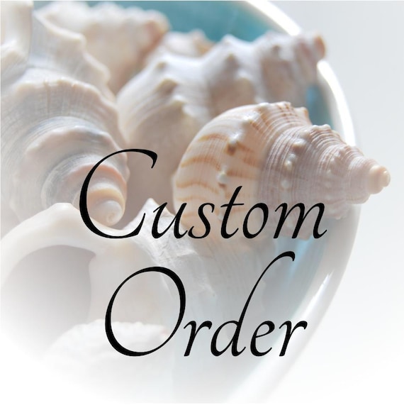 custom order for the Brides Hope Chest: Etsy Banner set beach shells