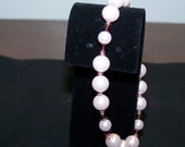 Swavorski Pink Pearl with Crystal Bracelet