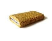 iPhone iPod iTouch Cover Crochet Sleeve Phone Case Butterscoth Sungold - MADE TO ORDER, Graduation Gift