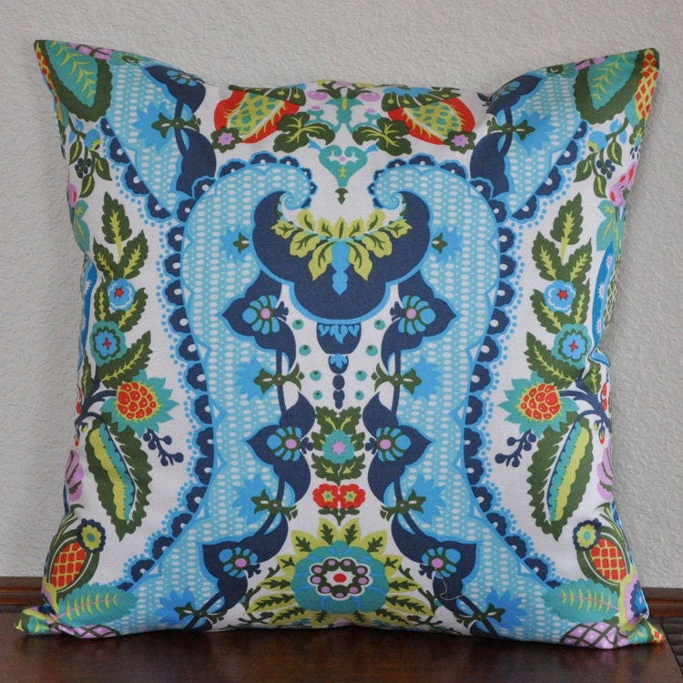 18x18 inch Decorative Pillow Cover New Amy Butler Harriets Kitchen Invisible Zipper