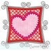 CRAFTY HEART Applique 4x4 5x7 6x10 7x11 SVG  Machine Embroidery Design Valentine's Day