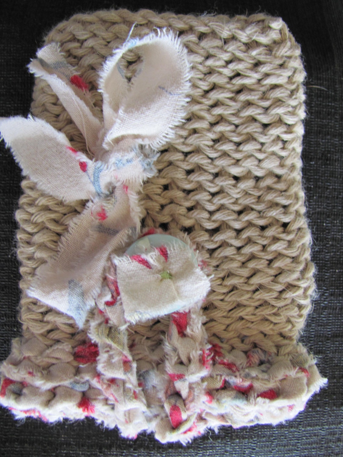 IPod Touch / IPhone Case In Organic Hemp and Recycled Fabric