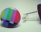 Television Test Pattern Cufflinks