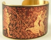 The Merry Wives of Windsor Brass Cuff - William Shakespeare Jewelry - World's Mine Oyster Literary Quote Cuff