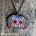 Day of the Dead Shih Tzu Sugar Skull Dog Necklace