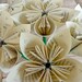 Harry Potter Recycled Book Paper Flowers (5 Medium Size)