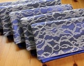 6 Bridesmaid Clutches, Blue Bridesmaid Clutch - Bridesmaid Gift Idea - Personalized Bridesmaid Gift
