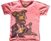 Kid's Tee Shirt, Spaghetti Dog, Screenprinted, Organic Cotton