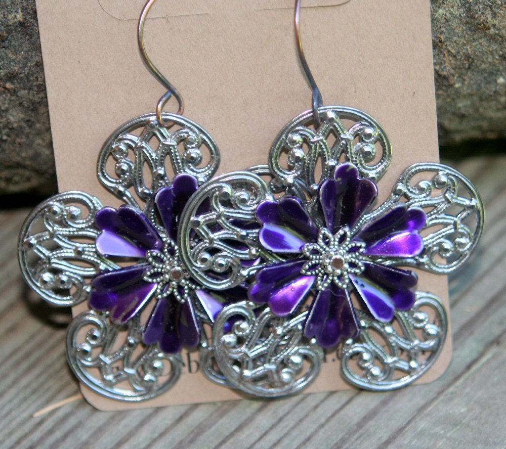 Vintage color earrings