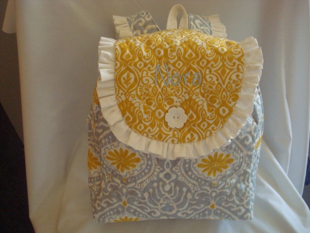 Child's Backpack in Moda Orchid Stone