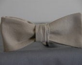 Solid Khaki Bow tie