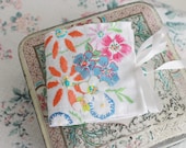 Pretty Embroidered 'Forties Inspired' Sewing Case (number 3)