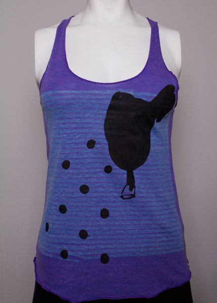 SALE Polka Dot Saddle Womens' Tank - Small