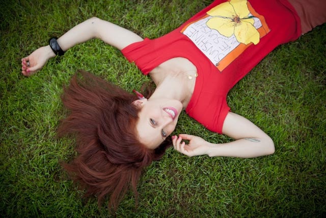 Sunshine Ladies' Red Tshirt - Size XLarge