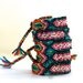 The Original Swarovski Crystal Friendship Bracelet- Snapdragon Design (Green, Orange, Silver, Pink & Blue)