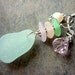 Sea Glass Necklace - Pink, Purple and Aqua Beach Seaglass