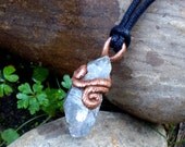 Double Terminated Tibetan Quartz with Copper Spirals