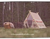 Kids Ruffle Teepee Play Tent - frame included