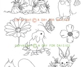 Animal Friends Clear Polymer Stamp Collection