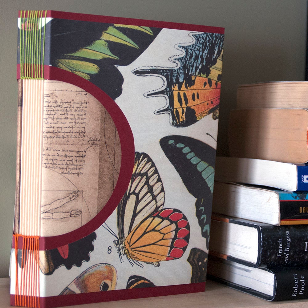 Lovely Journal with Lined Pages for the Science Geek Nature Loving Writer - PurplebeanBindery