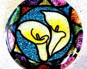 Glitter Calla Paperweight