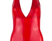 Latex Halter Top