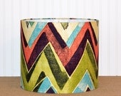 Spicy Zig Zag Drum Lampshade