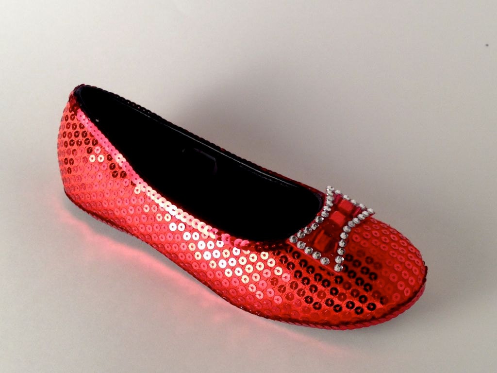 Ruby Red Slipper Sequin Ballet Flats