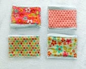 SALE Flowers & Dots Burp Cloth- single