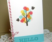 Hello Tree Handmade Card