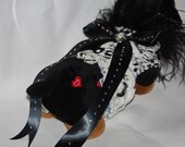 The White Leopard Harness comes XXsmall sizes Only