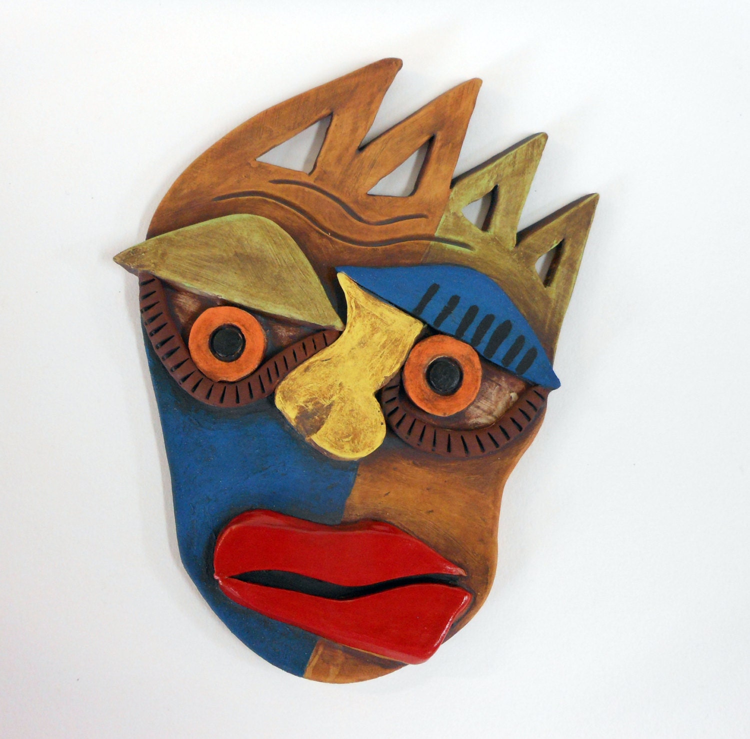 SHOCKED Abstract Stoneware Mask