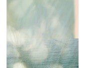 For home or office decorating, 11x14 digital photograph montage print, pale blue aqua