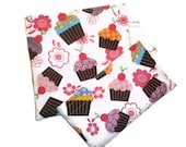 Reusable Sandwich and Snack Bag - Cute Cupcakes