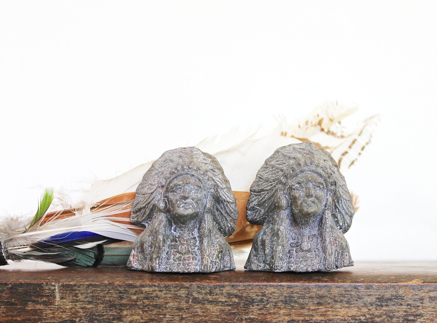 Southwest Decor - Vintage Salt and Pepper Shakers - Southwestern - Native American - American Indian - Southwest - Home Decor