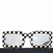 Funky - Vintage Retro Sunglasses - Checkered - Black and White - Geometric - Debs Made in France