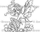 SET of 2 FAIRIES Digital Downloads by Amy Brown Coloring Prints