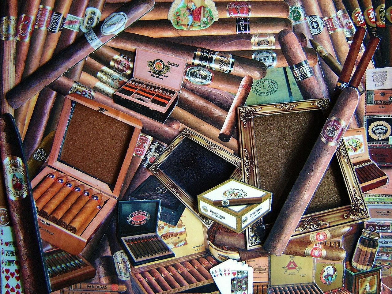 Cigar Collage 4 (original artwork by the Foxman)
