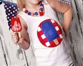POPSICLE PICNIC tank from the Yankee Doodle Sweetheart collection sizes 12mo to girls 14/16