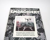 Better Homes & Gardens Embroidery book -How to Embroidery book- Hardcover- 1978