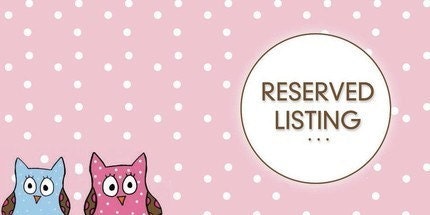 Reserve listing for Maria Gustafson