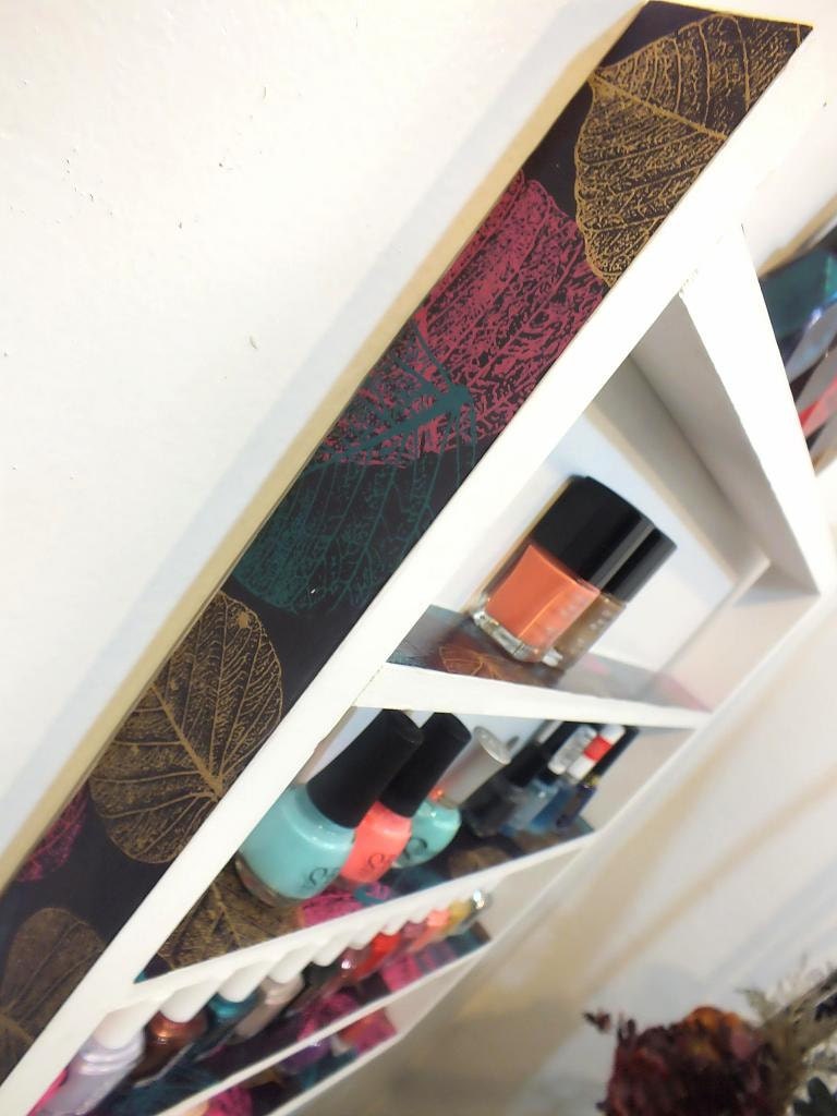 Lila Nail Polish Display
