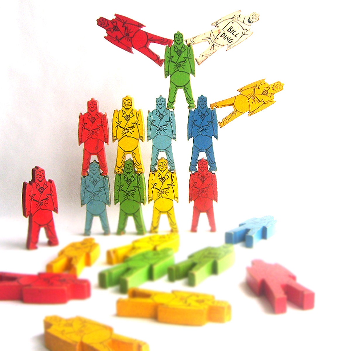 Bill Ding Blocks / Collectible Colorful Toy Set