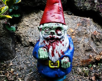 Zombie Garden Gnome, "Walking Dead" Cast Concrete