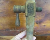 Primitive Antique Wood Whiskey Keg Spiggot from Rustysecrets