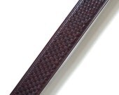 Handmade Box Stamped 2" Leather Guitar Strap w/ Custom Options