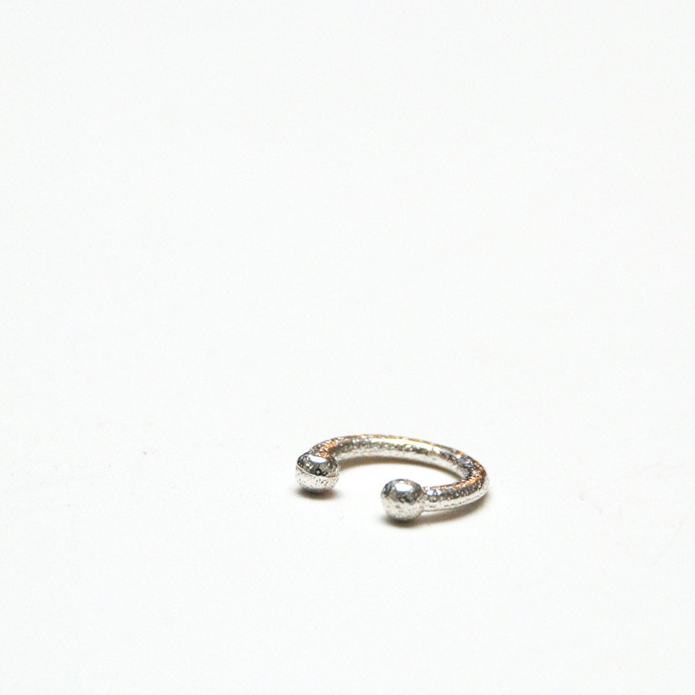 Basic Ear Cuff In Sterling Silver