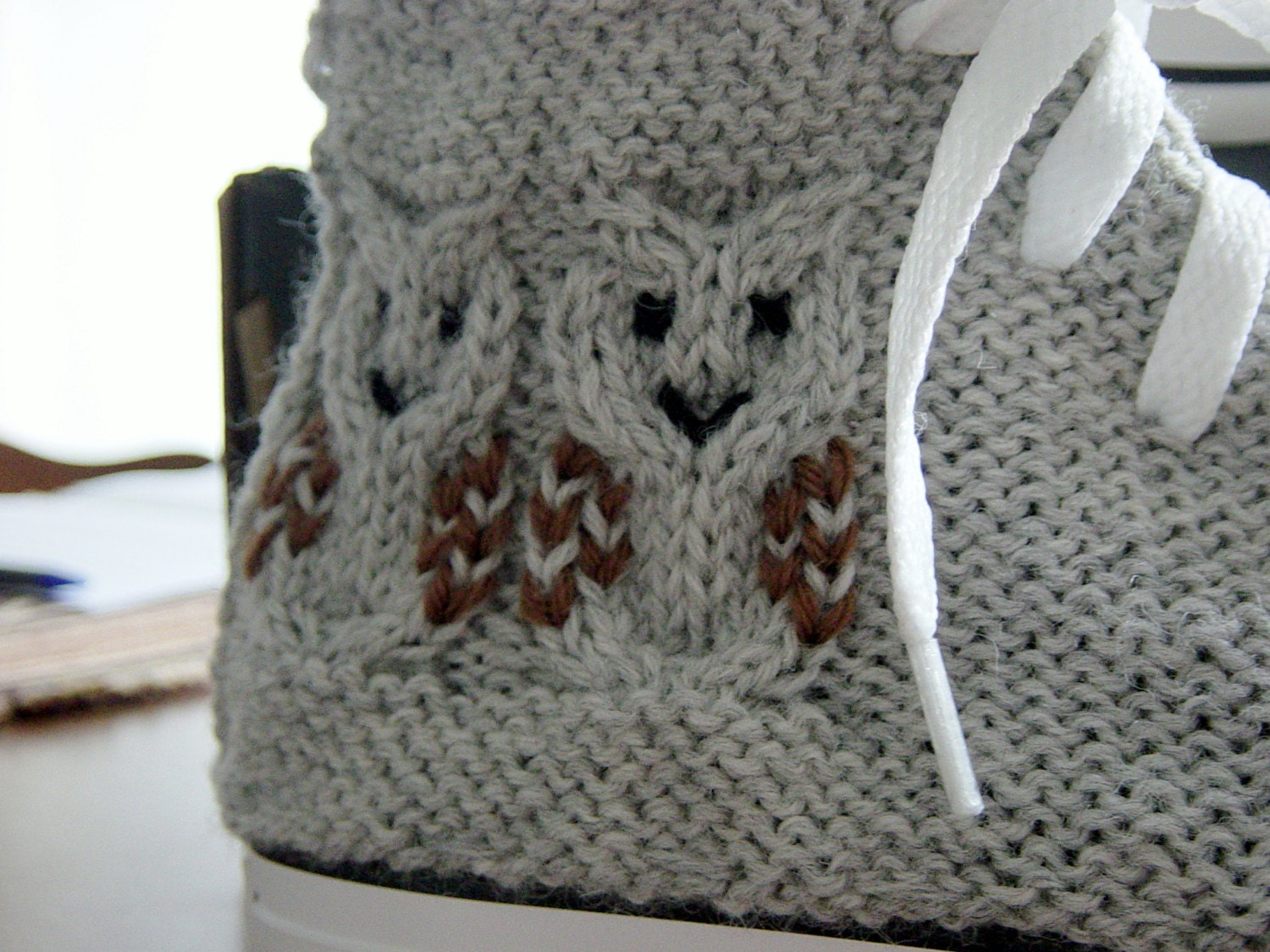 Owl Knit Chucks